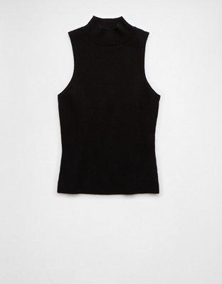 AE Mock Neck Sweater Tank Top Product Image