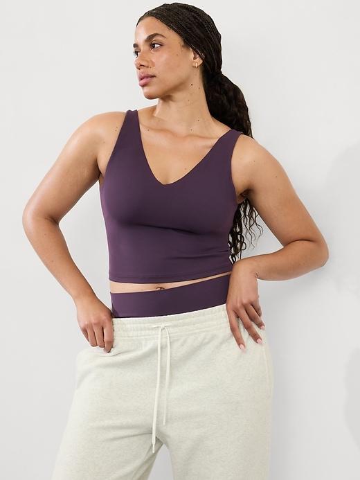 Transcend V-Neck Crop Bra A-C Product Image