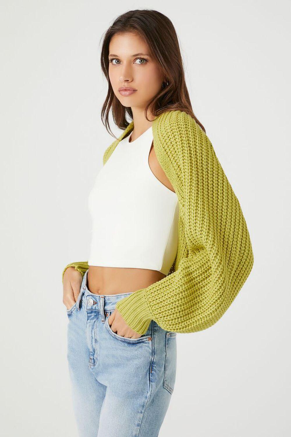 Batwing Open-Front Cardigan Sweater | Forever 21 Product Image