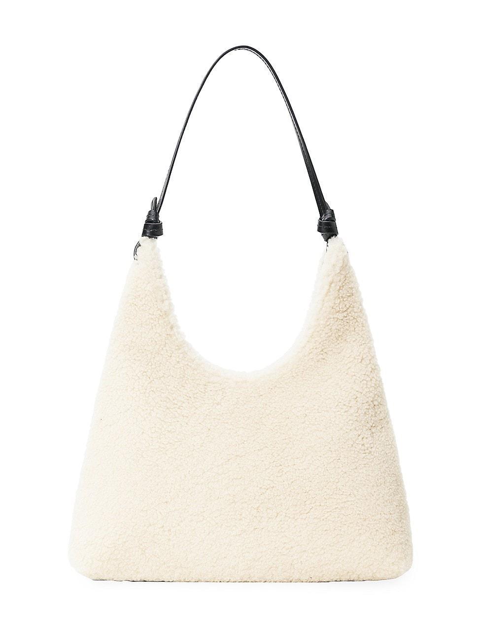 Womens Winona Shearling Shoulder Bag Product Image