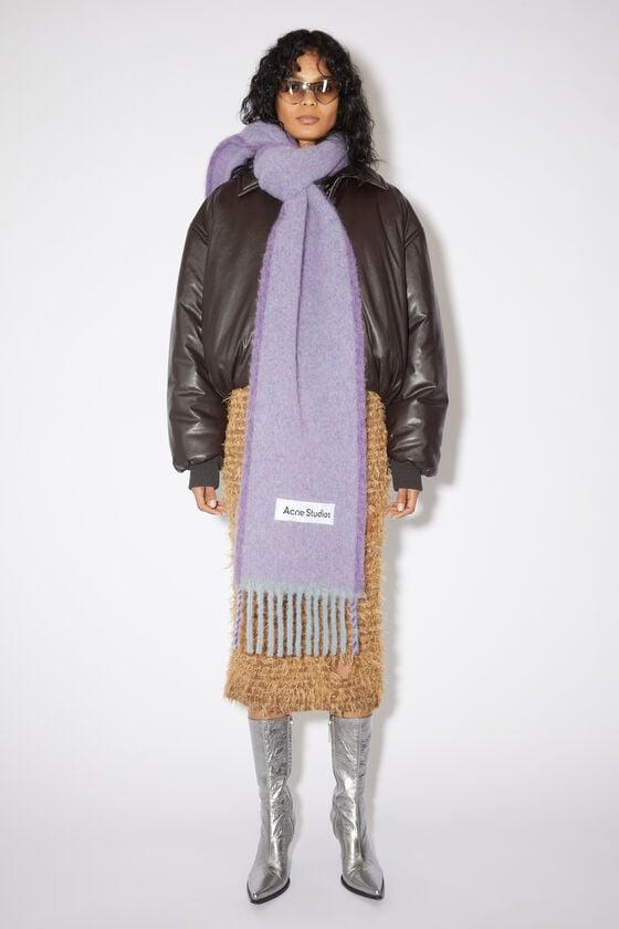 Wool mohair scarf - Narrow Product Image