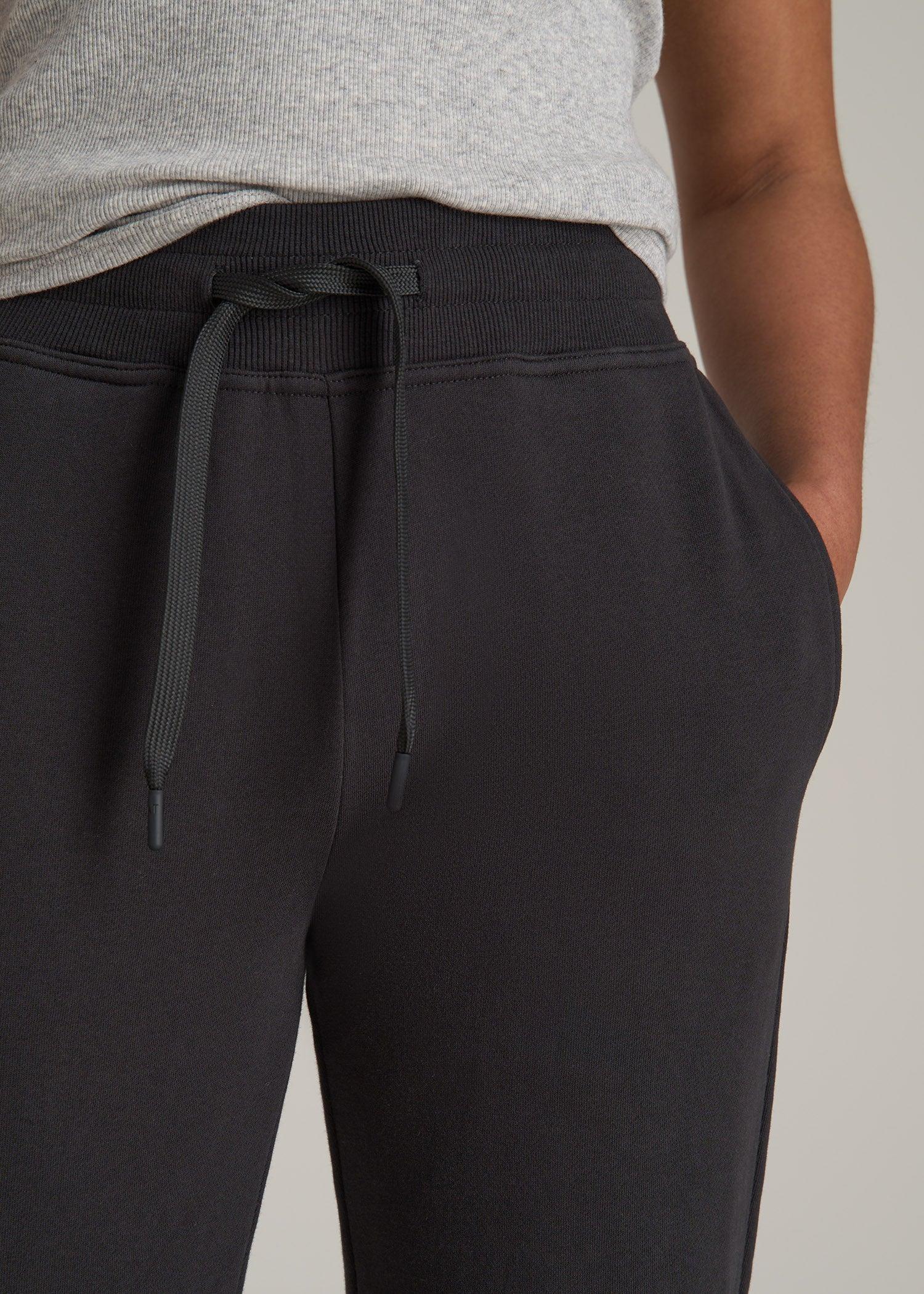 Wearever Fleece Open-Bottom Sweatpants for Tall Women in Graphite Black Product Image