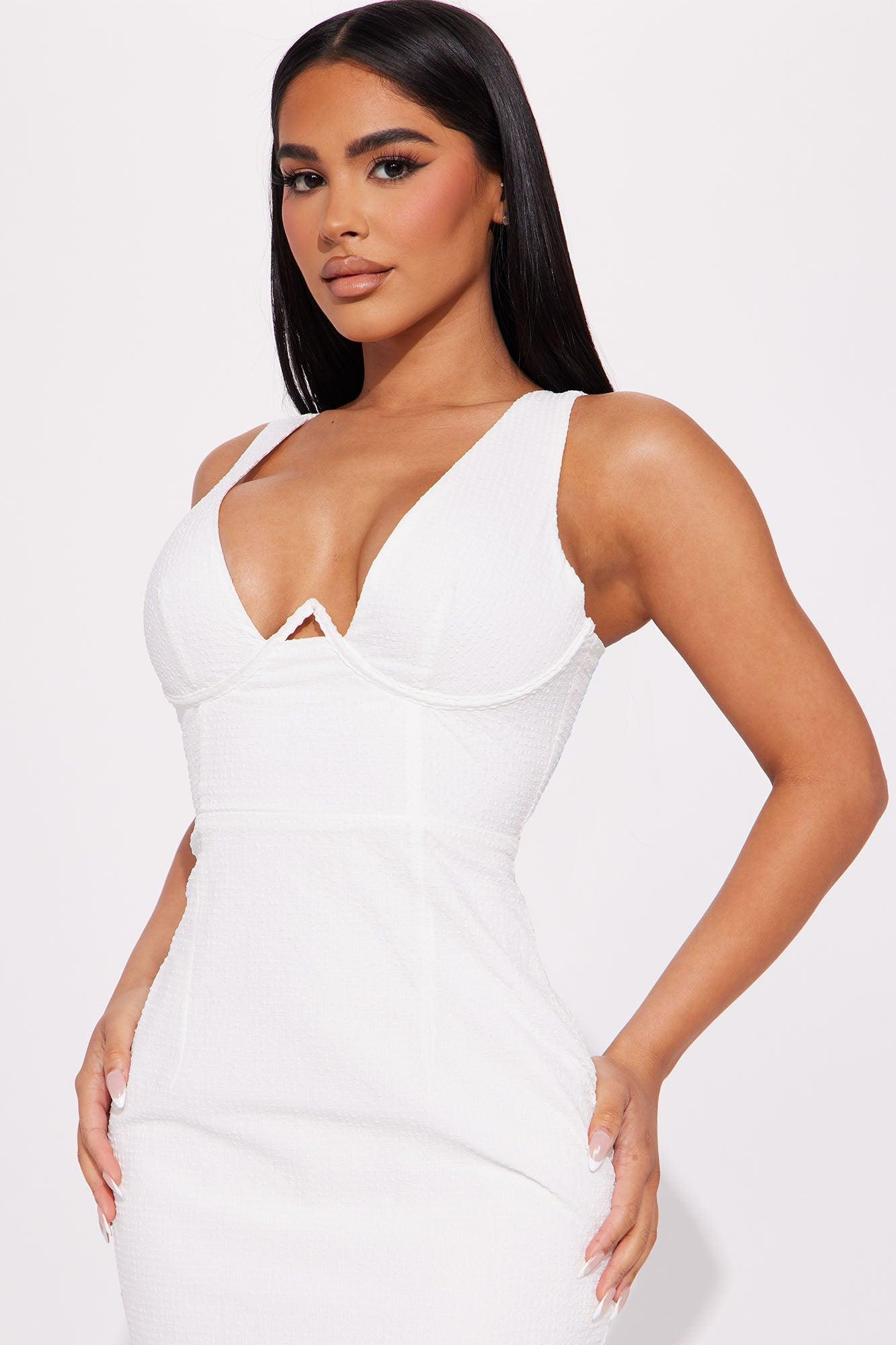 Joanna Mini Dress - White Product Image