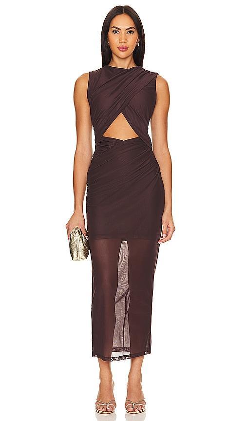 X REVOLVE Isabella Midi Dress Product Image