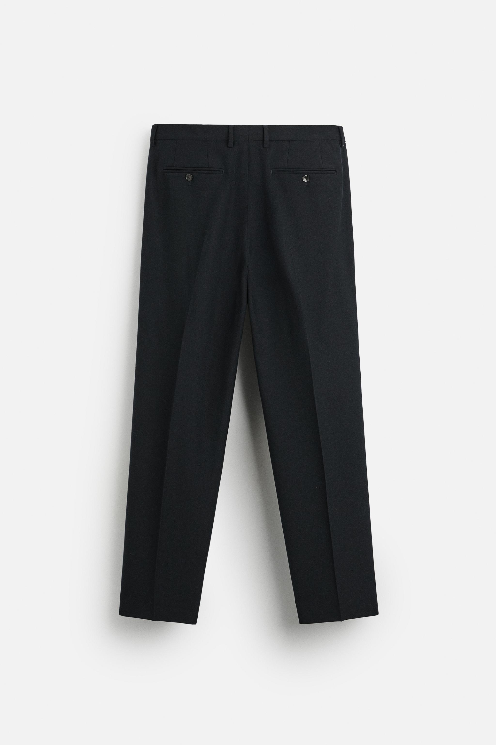 WOOL BLEND SUIT PANTS Product Image