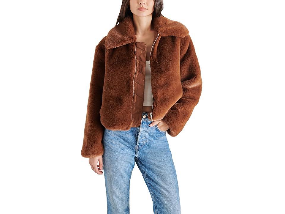 Steve Madden Juniper Coat (Nutmeg) Women's Clothing Product Image