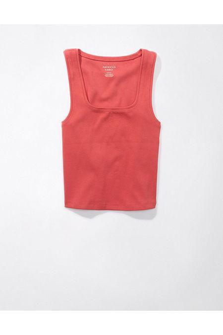 AE Square-Neck Main Squeeze Tank Top Women's Product Image