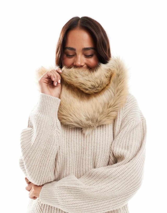 ASOS DESIGN snood in faux fur Product Image