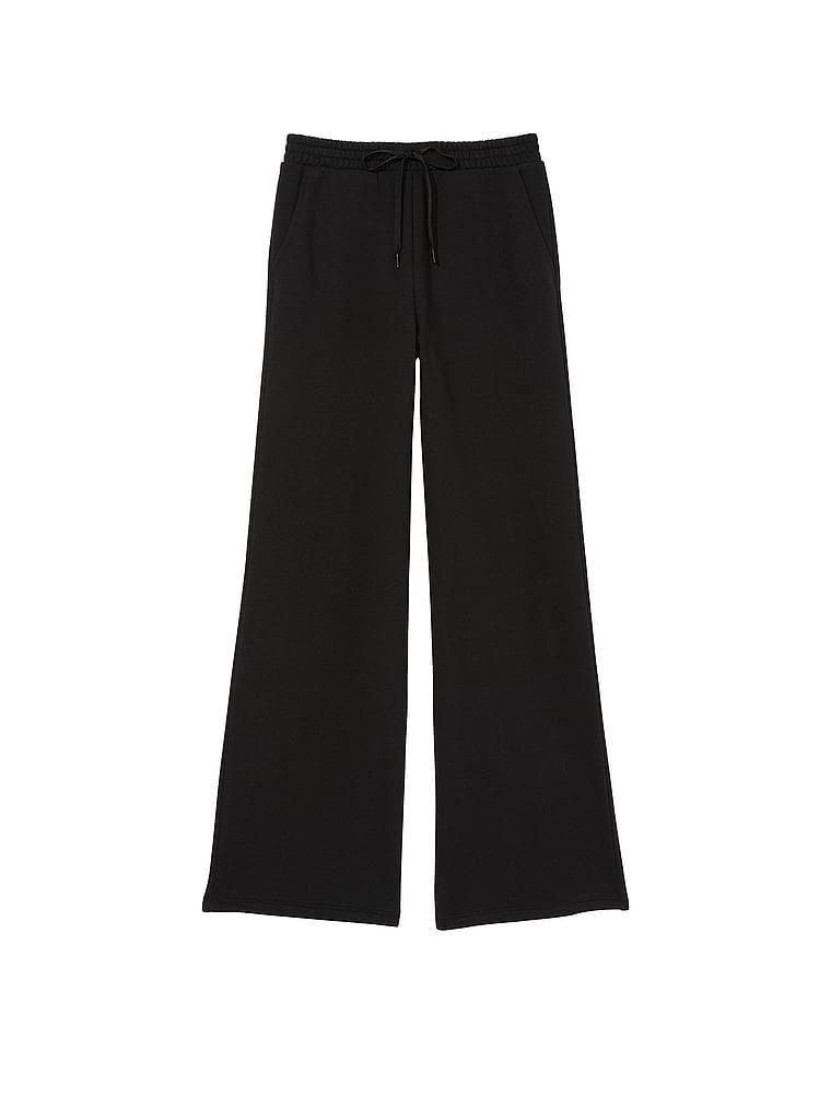 Cotton Fleece Wide-Leg Sweatpants Product Image