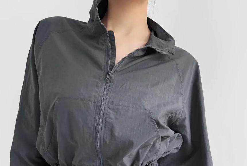 Plain Zip Jacket Product Image