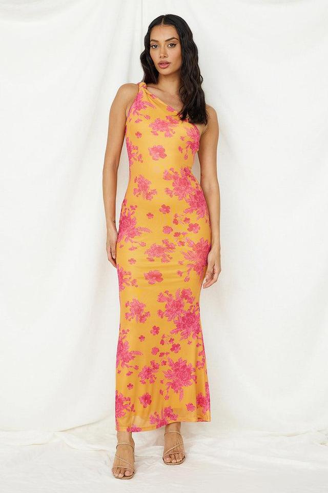 Burning Wishes Maxi Dress Orange Product Image