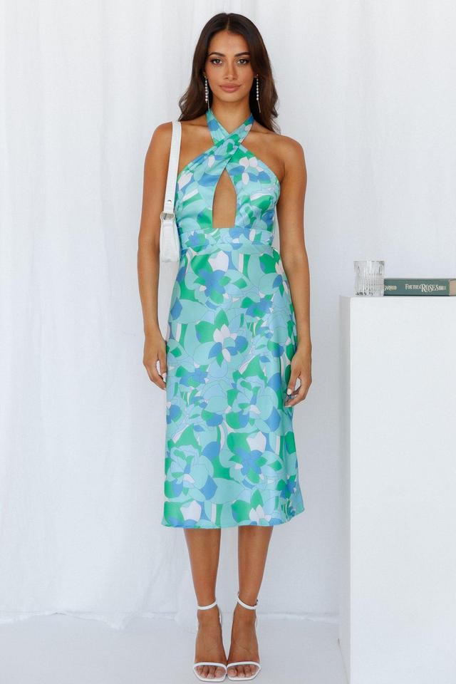 Funky Lover Midi Dress Green Product Image