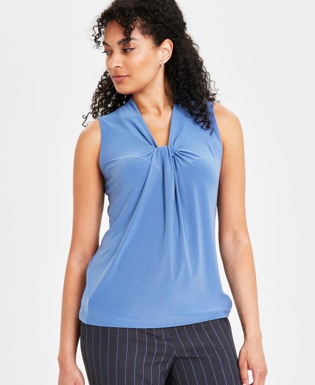 Women's Knot-Neck Pull-On Sleeveless Top Product Image