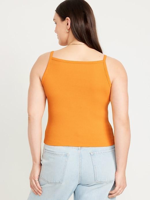 Rib-Knit Cami Tank Top Product Image