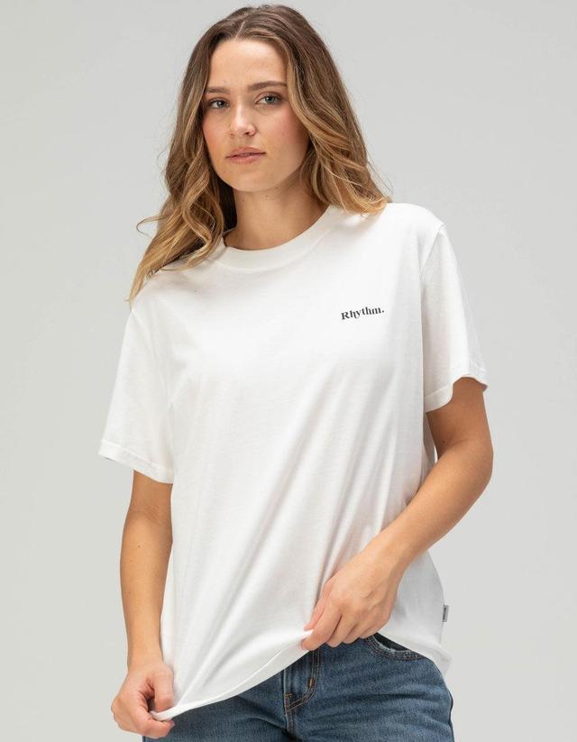 RHYTHM Classic Logo Womens Tee Product Image