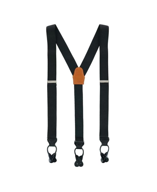 Trafalgar Mens Classic Stretch Button End Suspenders Product Image