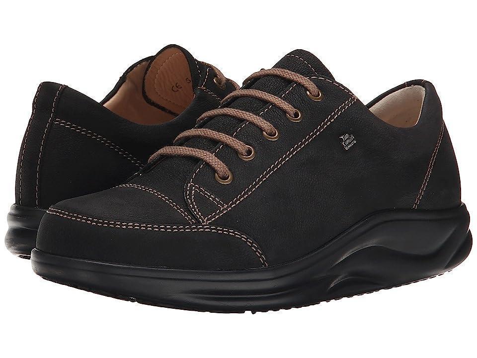 Finn Comfort Ikebukuro - 2911 (Black Rodeobuk) Women's Lace up casual Shoes Product Image