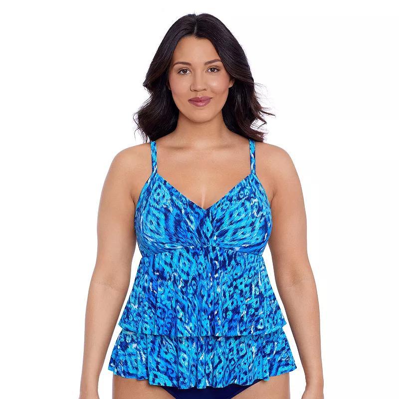 Womens Trimshaper Leona Tankini Swimsuit Top Product Image