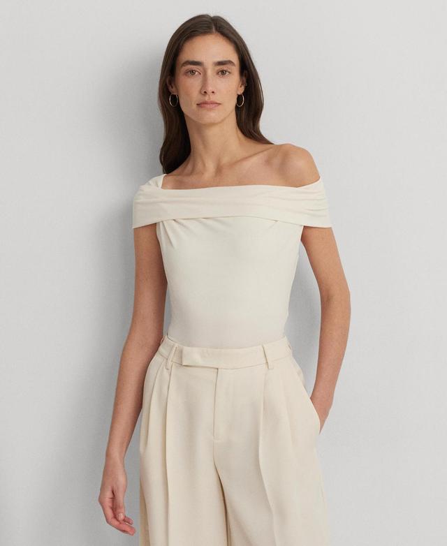 Lauren Ralph Lauren Womens Twisted Off-The-Shoulder Top Product Image