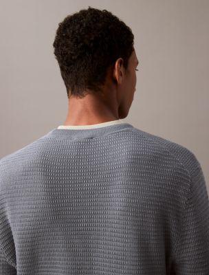 Supima Texture Stitch Crewneck Sweater Product Image