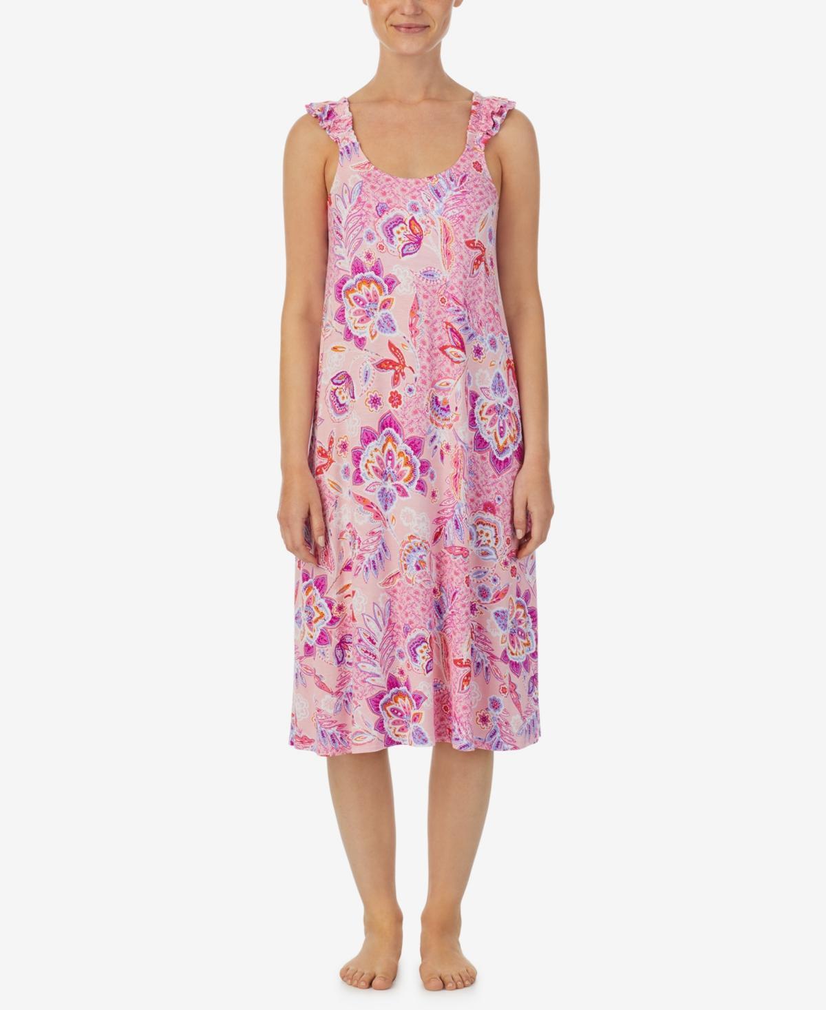 Ellen Tracy Womens Sleeveless Nightgown Product Image