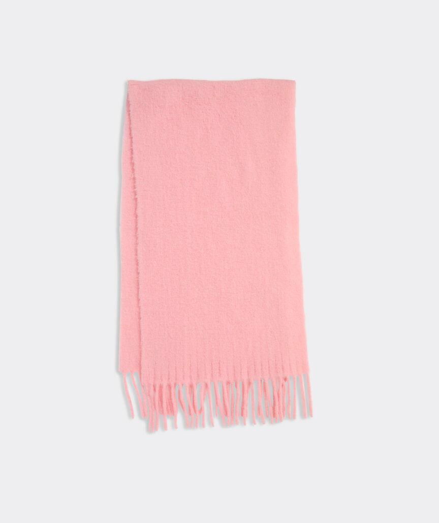 Oversized Plush Wool-Blend Scarf Product Image