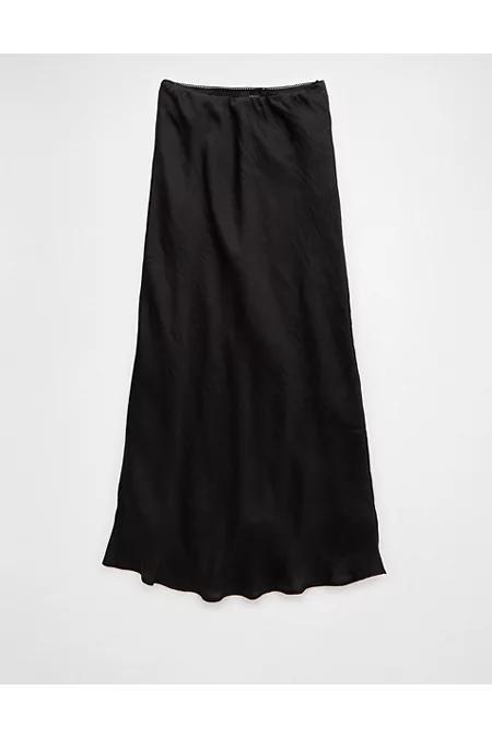 AE High-Waisted Midi Slip Skirt Women's Product Image