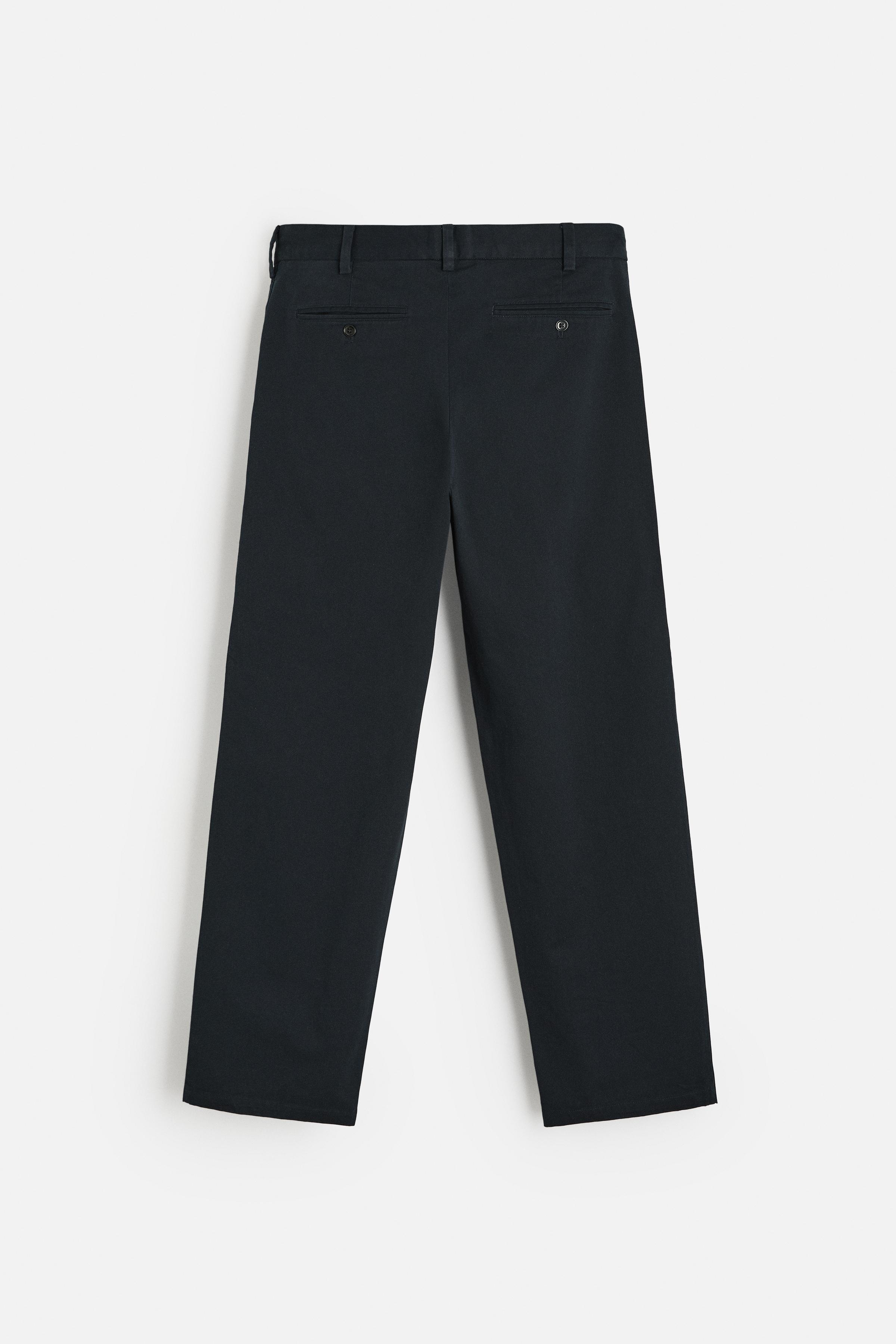 PLEATED CHINO PANTS Product Image