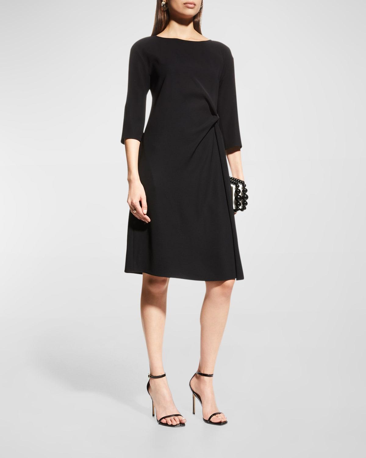 Womens Side-Twist Shift Dress Product Image