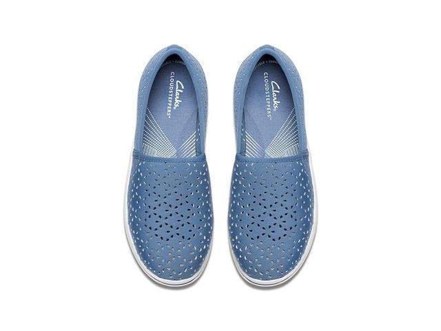 Clarks Breeze Emily (Blue Textile) Women's Shoes Product Image