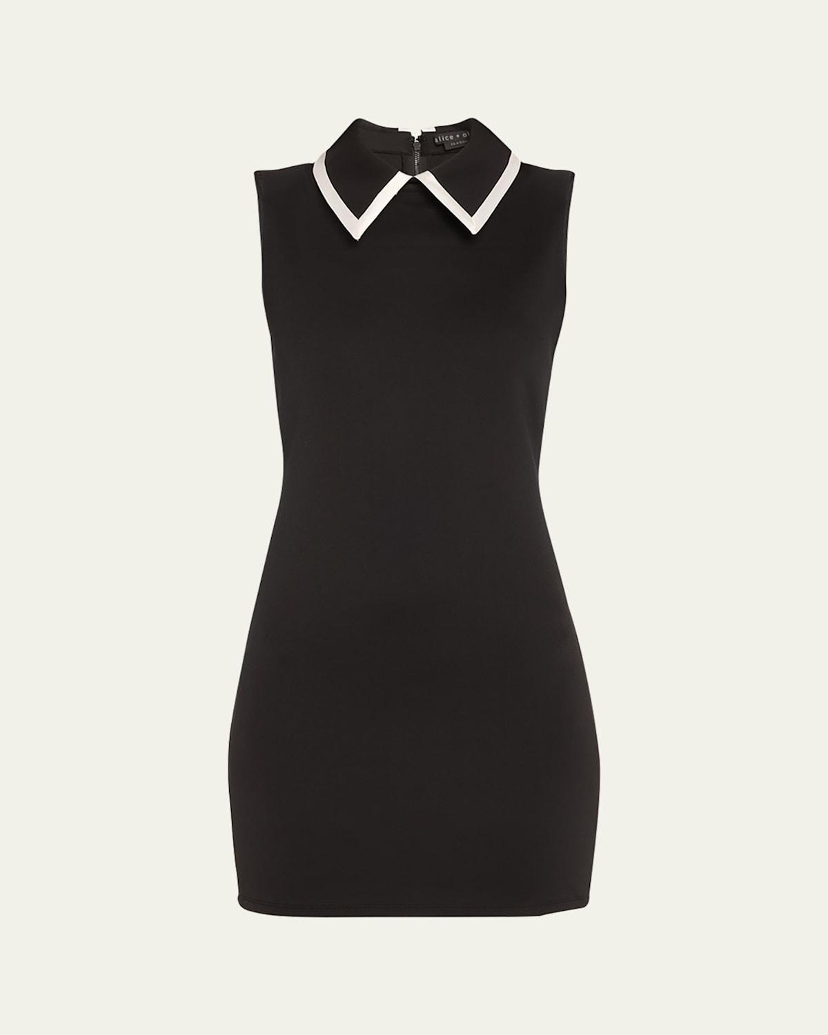 Womens Wynell Tipped Collar Minidress Product Image