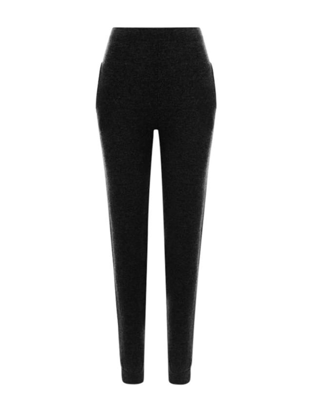 Elastic Waist Sweatpants In Black Product Image