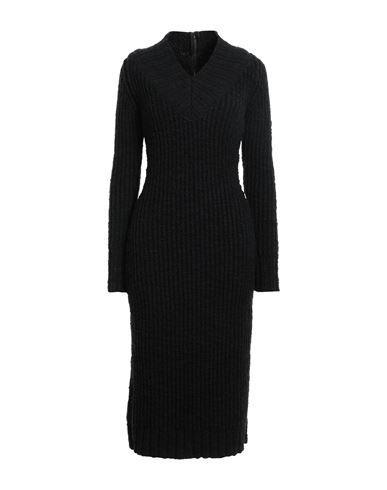 DOLCE & GABBANA Woman Midi Dress Black Size 10 Virgin Wool, Polyamide Product Image