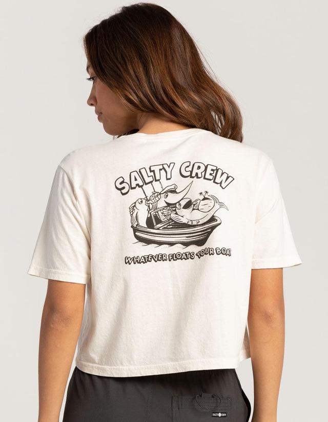 SALTY CREW Floats Your Boat Womens Crop Tee Product Image