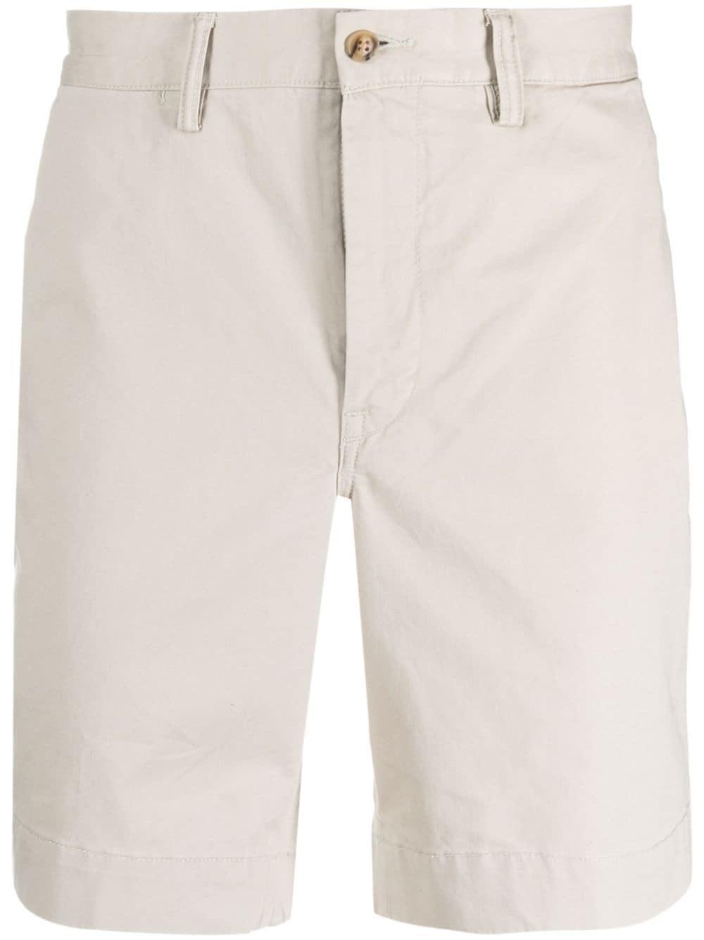 POLO RALPH LAUREN Bedford Polo Pony-embroidered Shorts In Neutrals Product Image