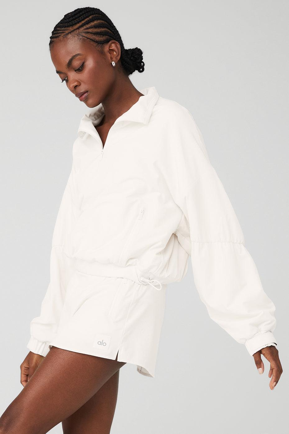 Cropped Elevation Coverup - Ivory Female Product Image