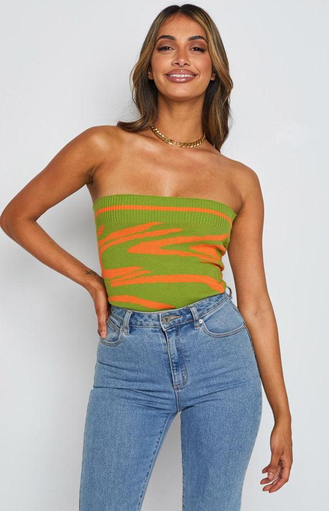 Free Fall Crop Top Green Product Image