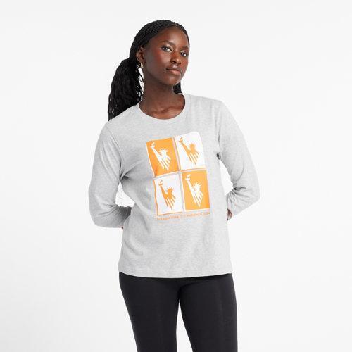 New Balance Women's NYC Marathon Graphic Long Sleeve Shirt Product Image