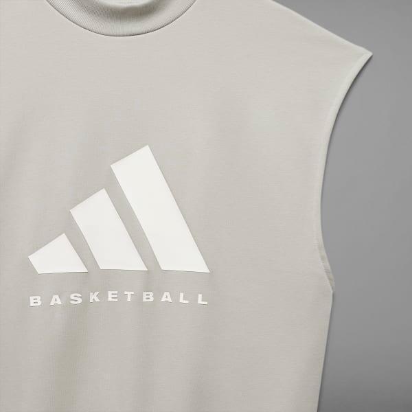 adidas Basketball Sleeveless Sweatshirt Product Image