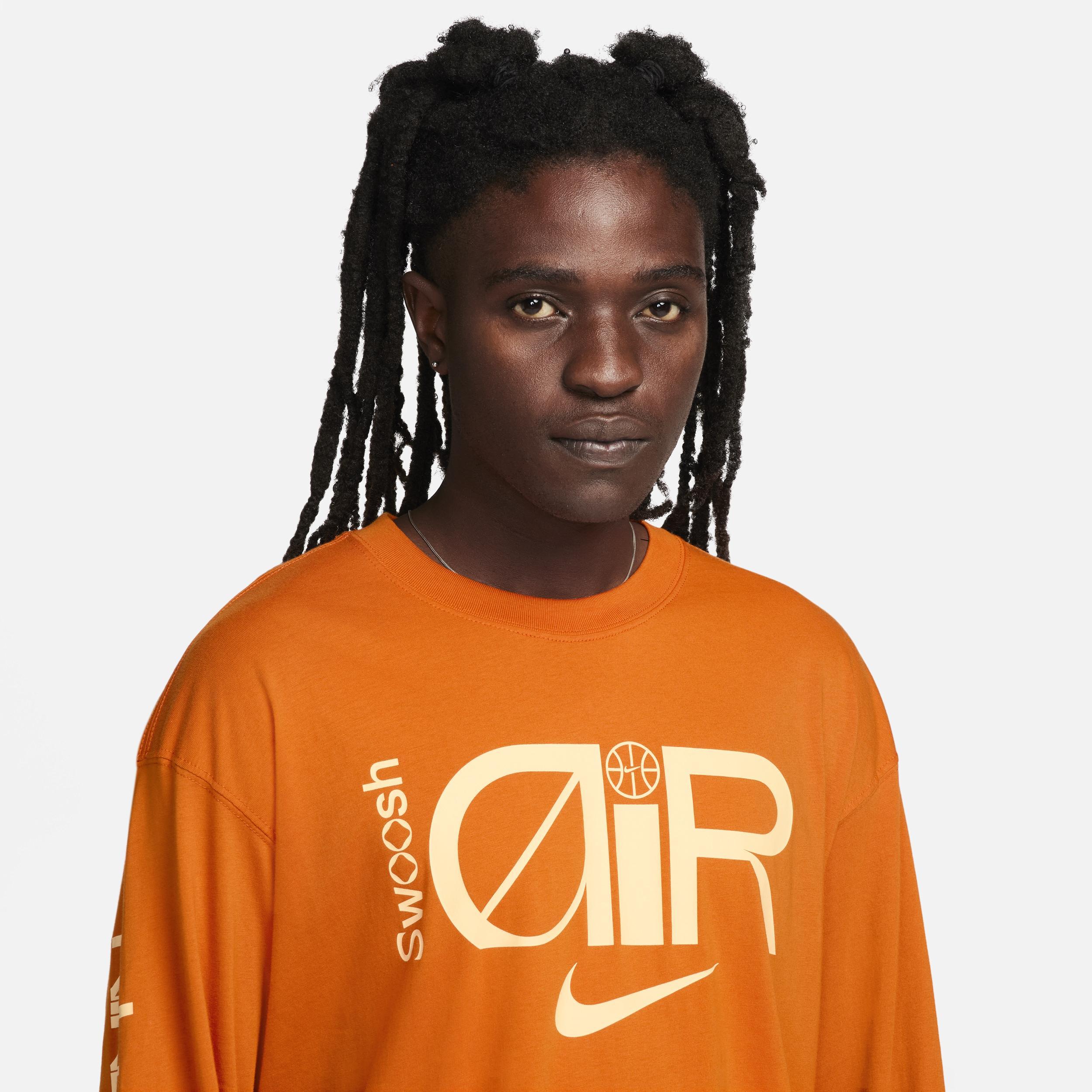 Nike Men's Max90 Long-Sleeve Basketball T-Shirt Product Image