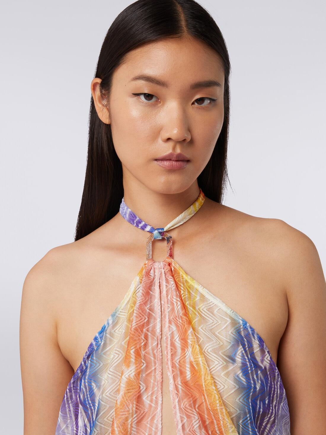 Short tie-dye print cover up jumpsuit Multicoloured | Missoni Product Image