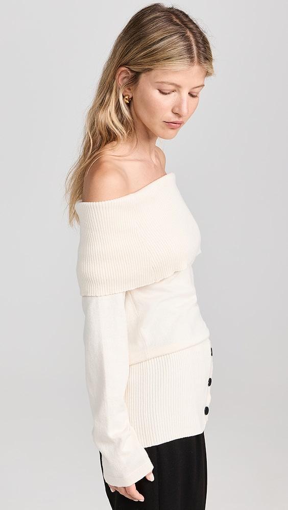 Pixie Market Louise Off The Shoulder Knit Top | Shopbop Product Image