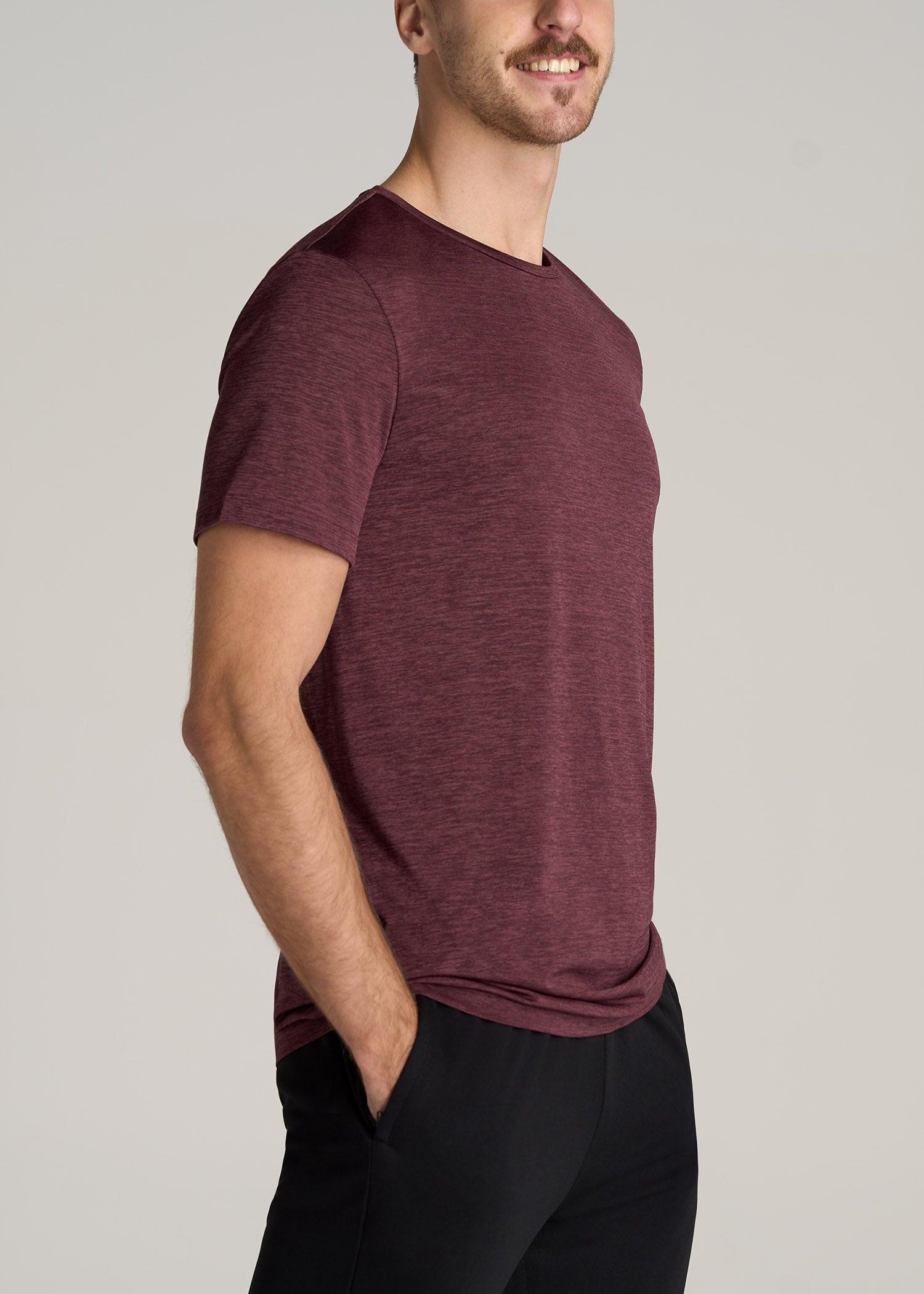 A.T. Performance MODERN-FIT Athletic Jersey Tall Tee in Rust Red Product Image