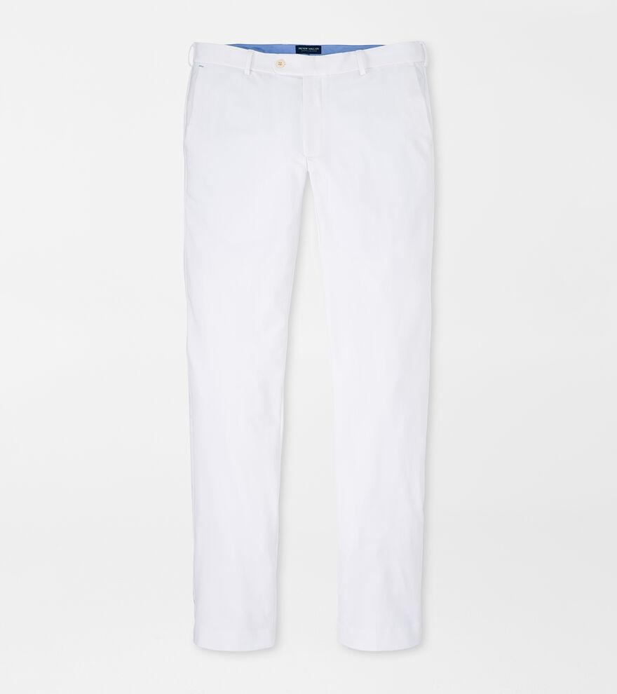 Peter Millar Mens Surge Performance Trouser | Color: White | Size: 32 Product Image