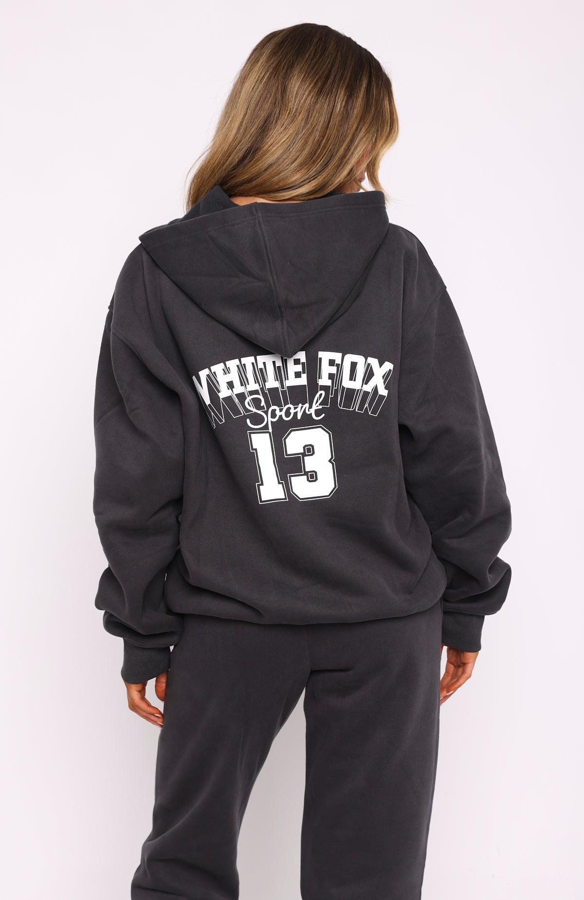 Out Of Line Oversized Hoodie Charcoal Product Image