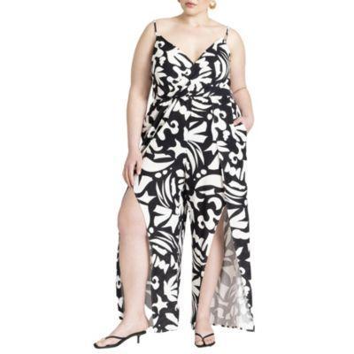 Plus Size Split Pant Jumpsuit Product Image