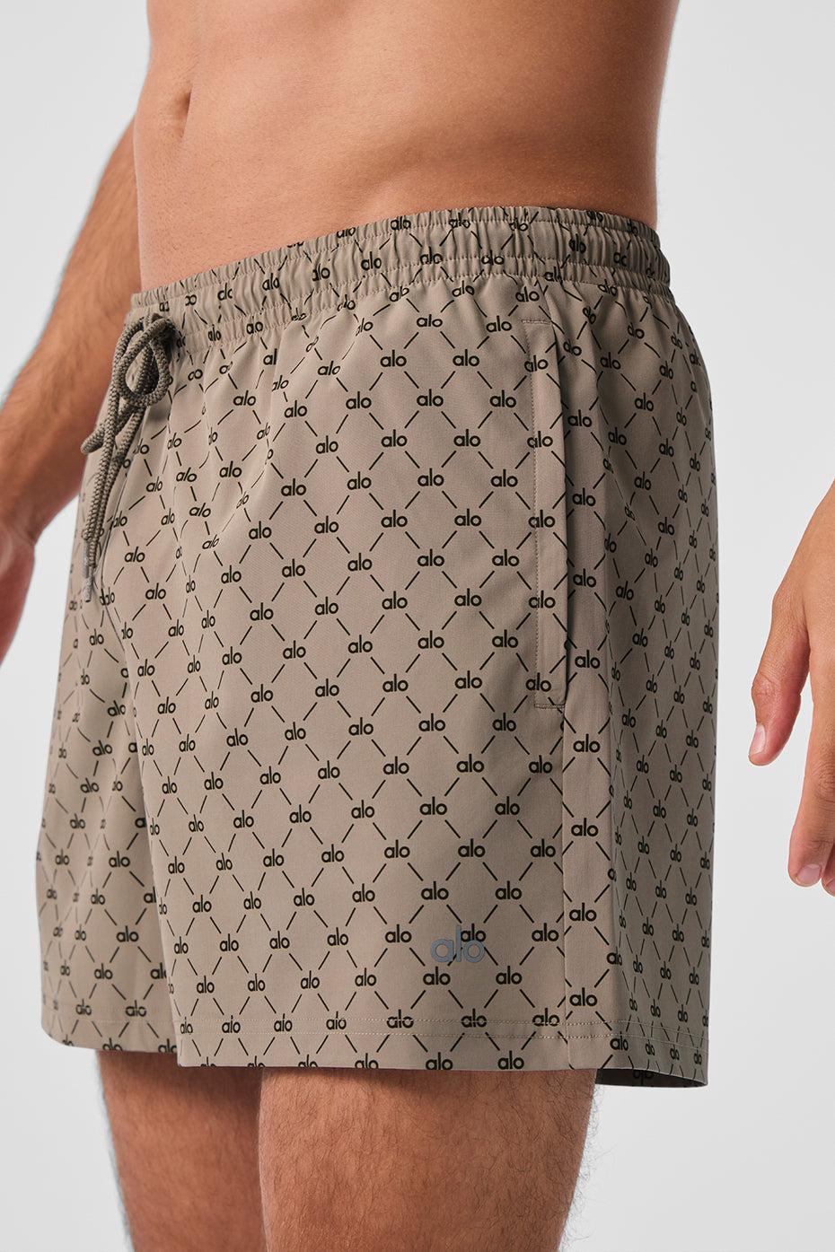 7" Diamond Circuit Short - Gravel/Espresso Male Product Image