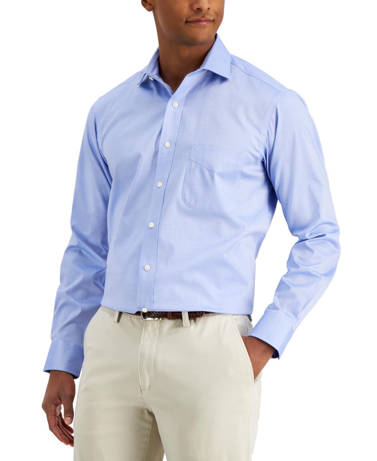 Club Room Mens Regular Fit Pinpoint Dress Shirt, Created for Macys Product Image