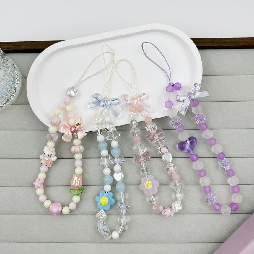 Bead Acrylic Phone Charm (Various Designs) Product Image