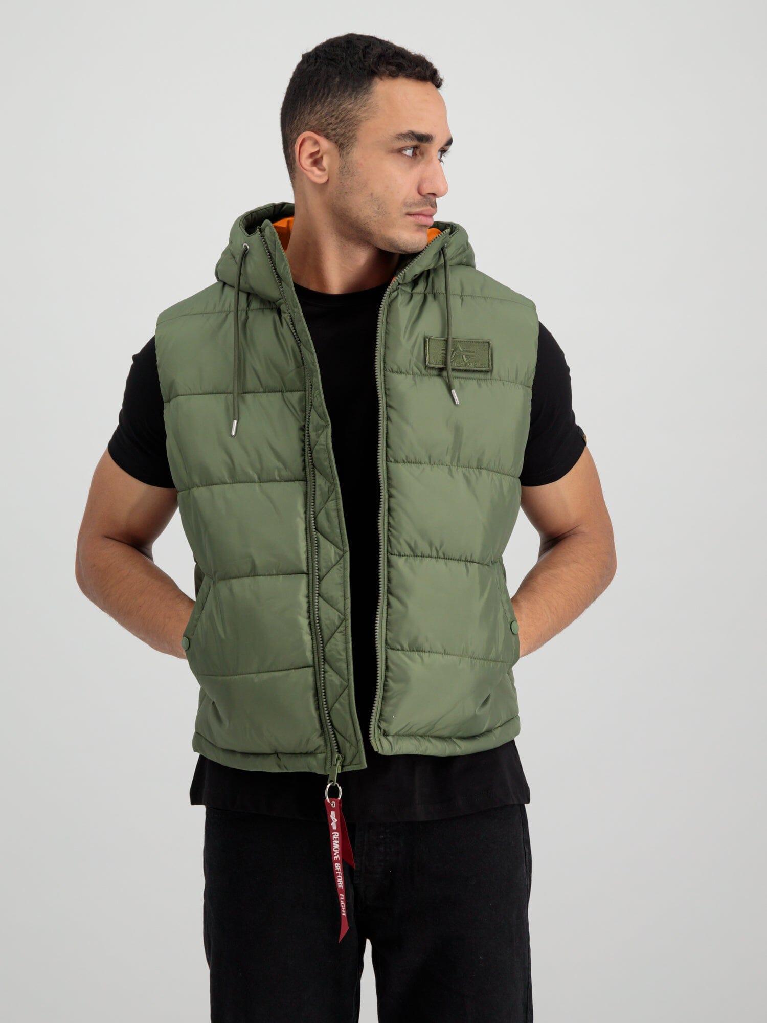 HOODED PUFFER VEST Male Product Image